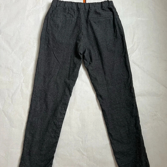 See Desc! Made in Italy DAVIDE CENCI Pants Wool Gray Strait Legs Trousers US 10? - Picture 2 of 9